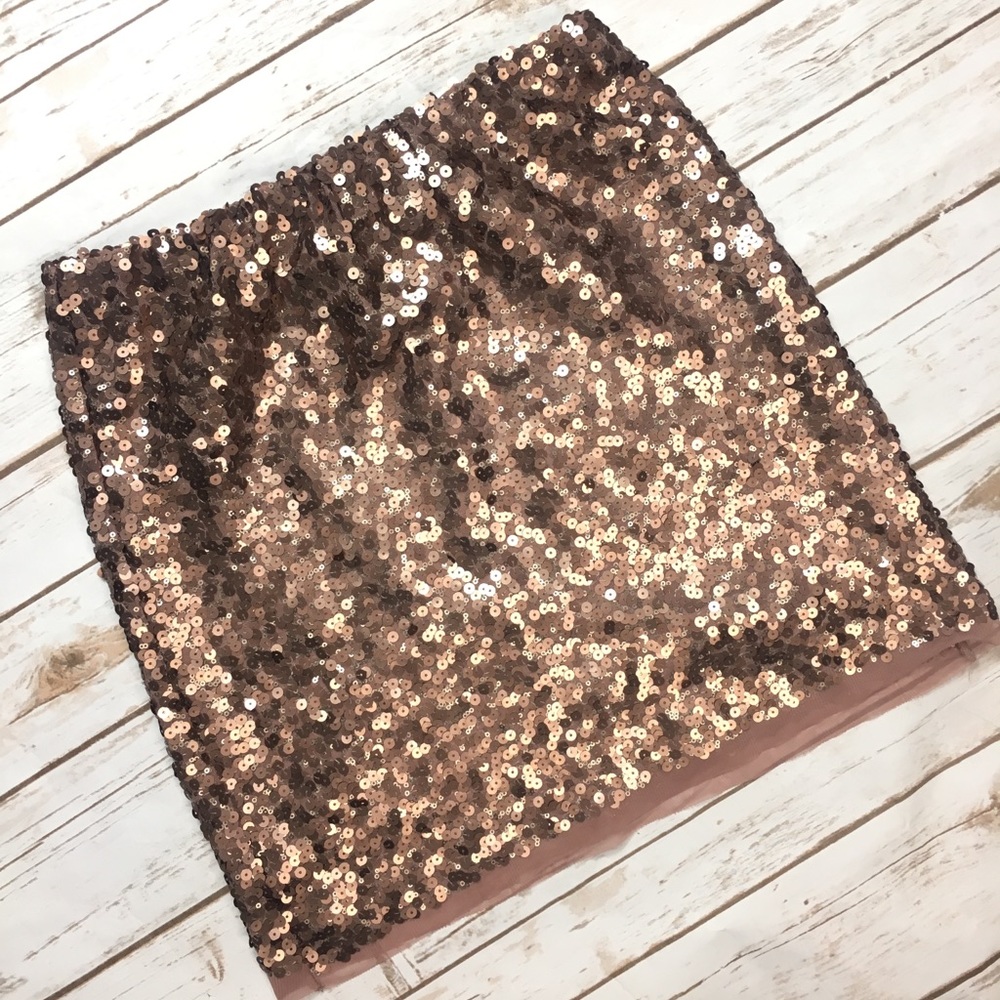 LC Lauren Conrad sequined skirt